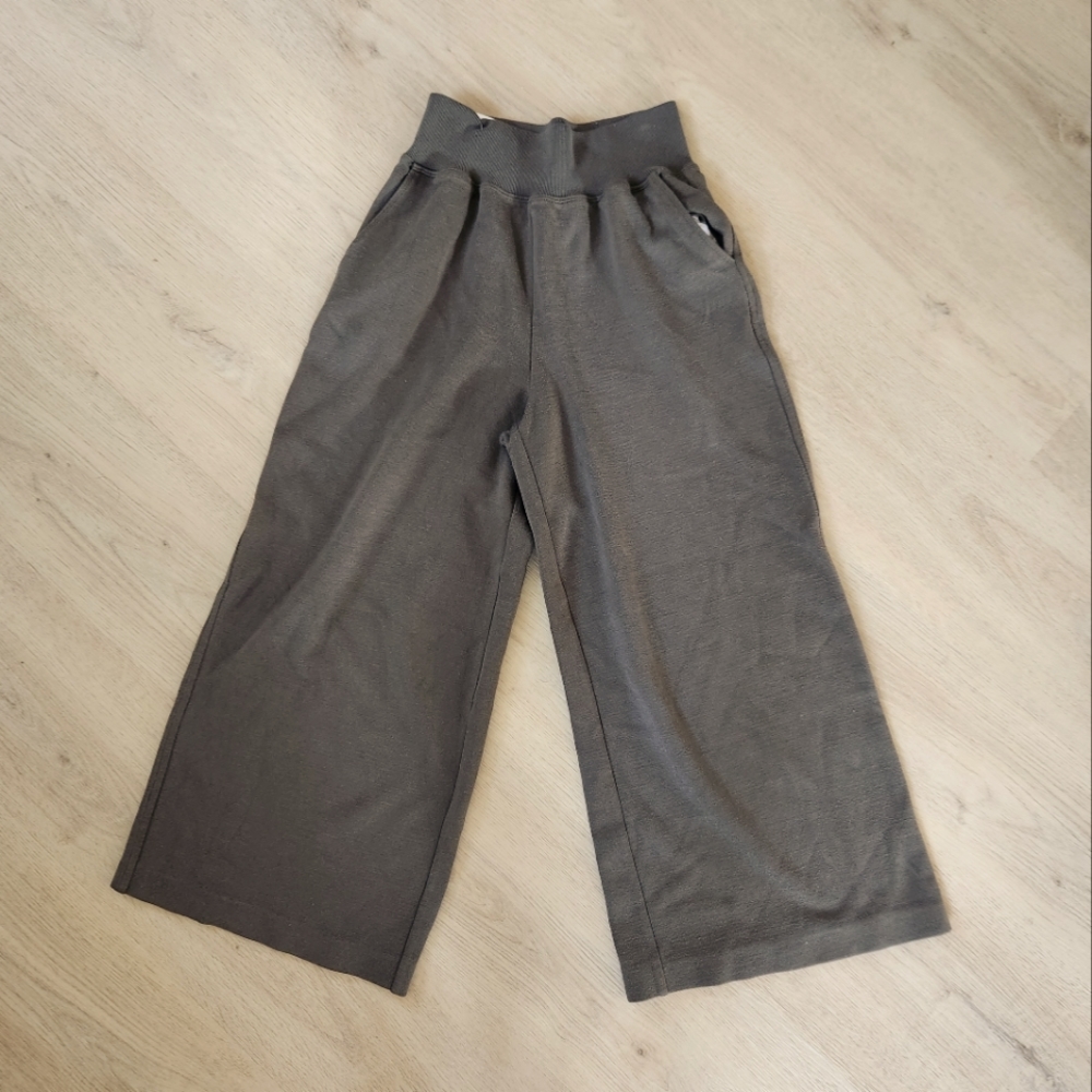 WILFRED FREE army green track pant size small